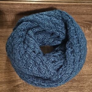 BOGO Cozy Blue Knit Infinity Scarf